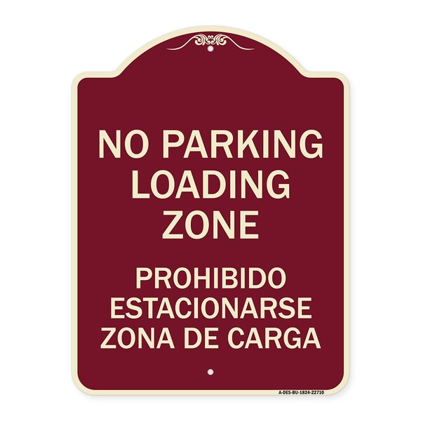 Signmission Warning Unauthorized Vehicles Towed By Towing Co. Heavy-Gauge Alum Sign, 24" x 18", BU-1824-22710 A-DES-BU-1824-22710 - main